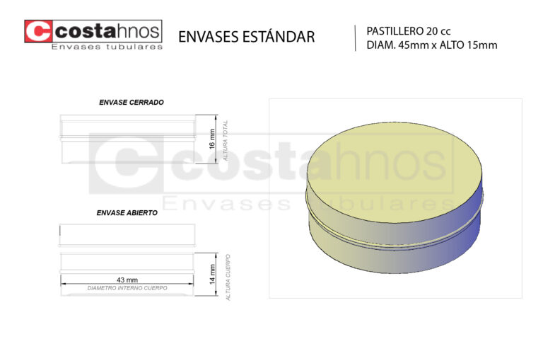 1.PLANO ENVASE - PASTILLERO - DIAM. 45 X 15mm